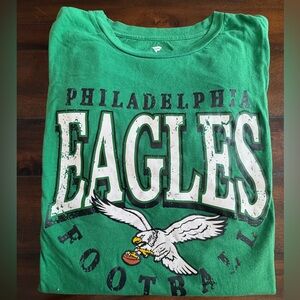 Philadelphia Eagles Football Graphic Tee | Fanatics | Green | Size Large | NFL